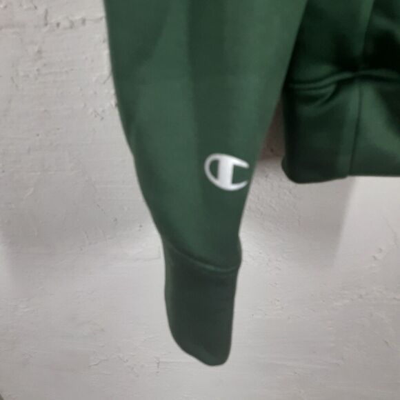 University of South Florida Bulls Hoodie Medium Green USF Champion Pullover Mens - Picture 6 of 8